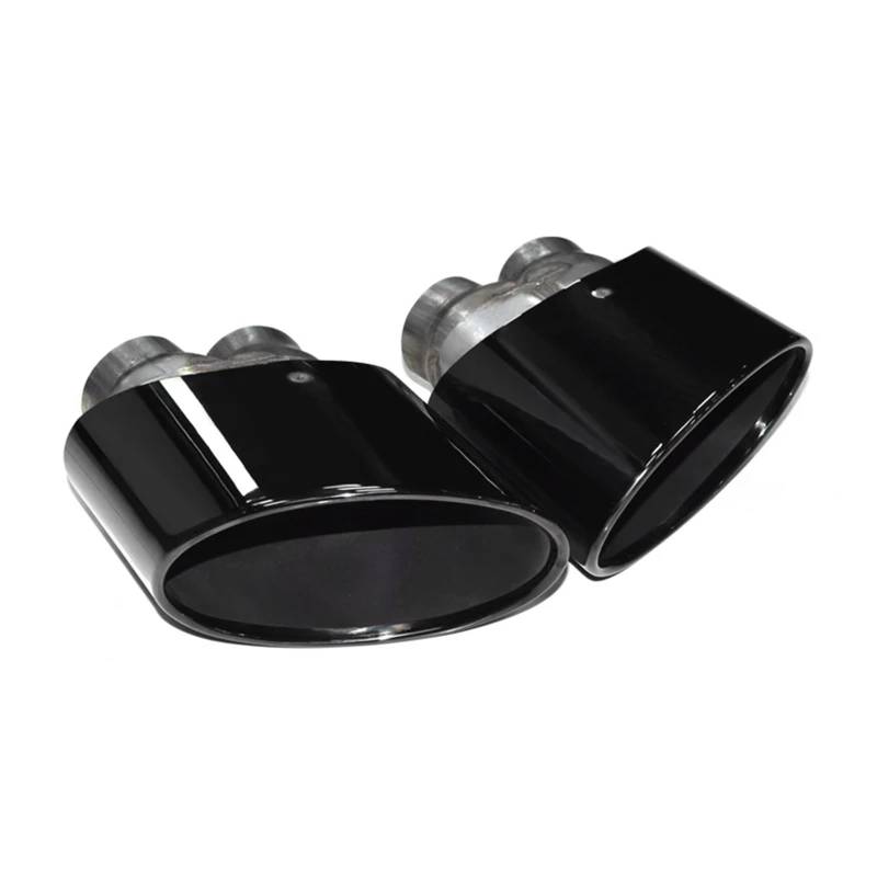 Auspuffblenden Für S3 S4 S5 S6 Auspuff Modifikation Upgrade Für RS3 RS4 RS4 RS5 RS6 RS7 Endrohr Edelstahl Schalldämpfer Endrohr Endrohrblende(Schwarz) von ZSKSJHSJ