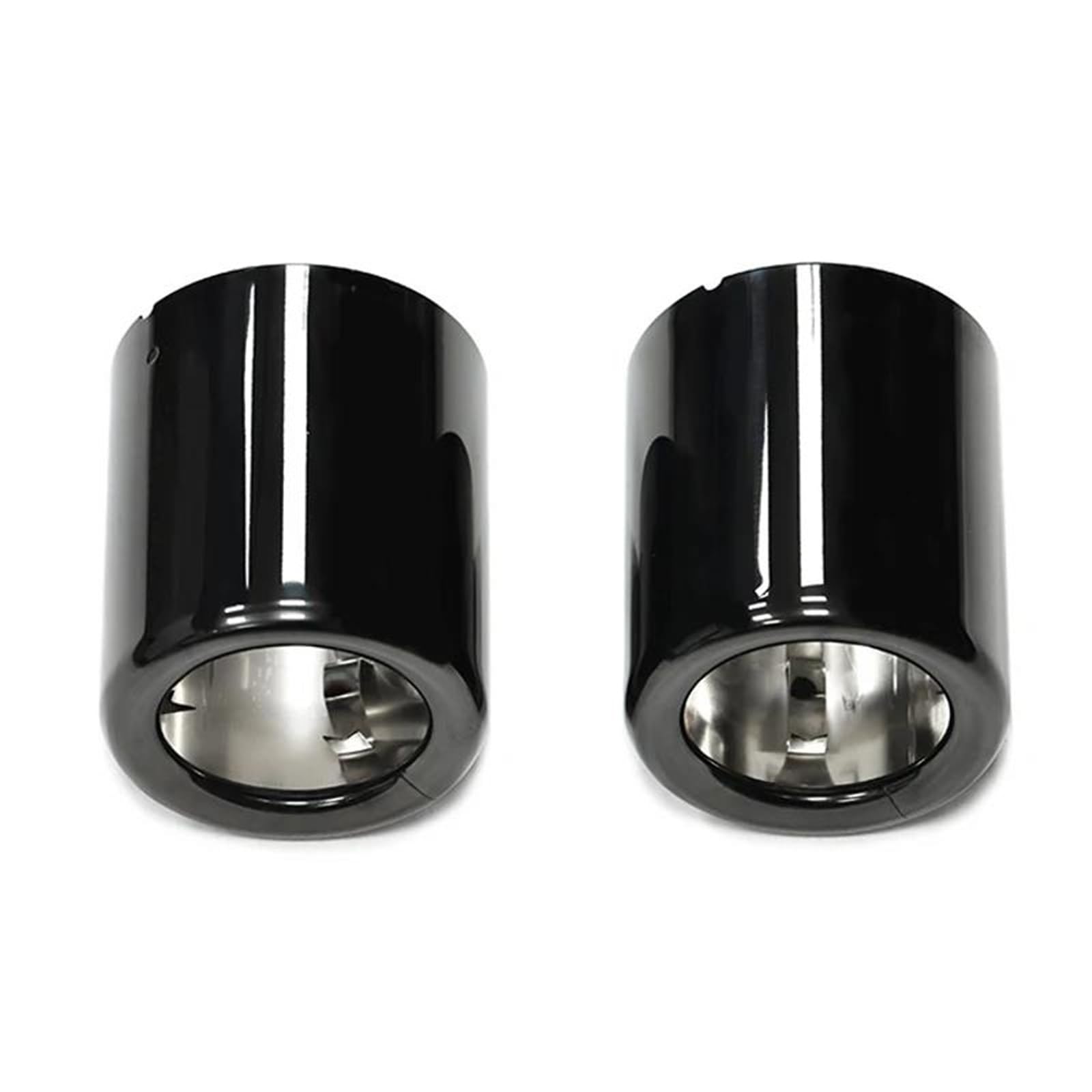Auspuffblenden Für X1 F49 1er 118i 120i 125i 2020-2023 Schalldämpfer-Endrohr Edelstahl-Auspuff Original-Ersatzverkleidung Endrohrblende(Black 1 Pair) von ZSKSJHSJ
