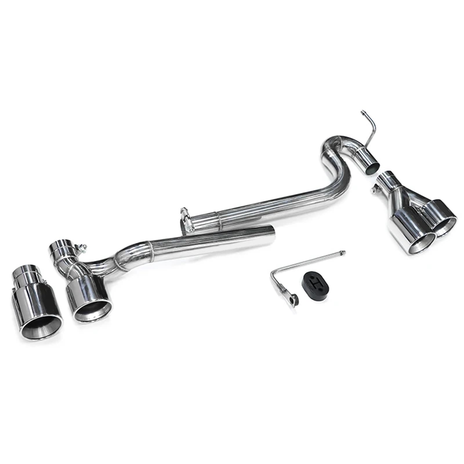 Auspuffblenden Quad-Auspuff Für F10 F11 F18 525i 520i 530i 523i 5er G30 G31 Für M5 Heckstoßstange Schalldämpfer Spitze Endrohr Endrohrblende(Silber) von ZSKSJHSJ