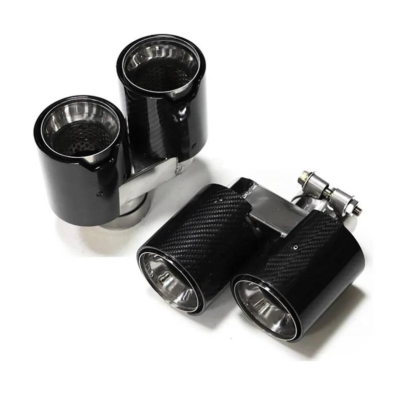 Auspuffblenden Quad Auto Auspuff Tipp Für G22 G23 G26 420i 425i 430i Schwarz Endrohr Auspuff System Schalldämpfer Endrohrblende(Carbon D) von ZSKSJHSJ