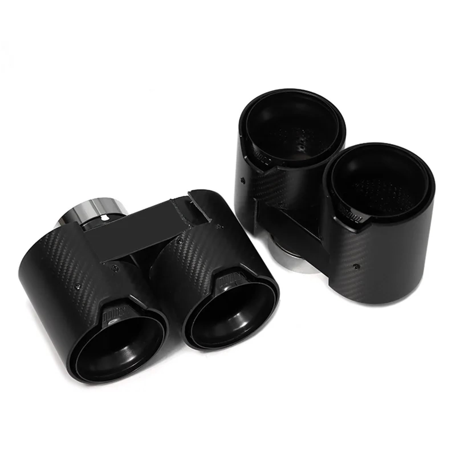 Auspuffblenden Quad Auto Auspuff Tipp Für G22 G23 G26 420i 425i 430i Schwarz Endrohr Auspuff System Schalldämpfer Endrohrblende(Carbon E) von ZSKSJHSJ