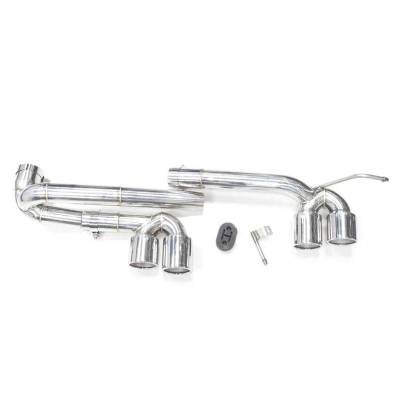 Auspuffblenden Quad Carbon Fiber Auspuffblende Auto Auspuffrohr Für E90 E92 320i 318i 325i Up Für M3 Stoßfänger Look Schalldämpfer Spitze Endrohrblende(Silber) von ZSKSJHSJ