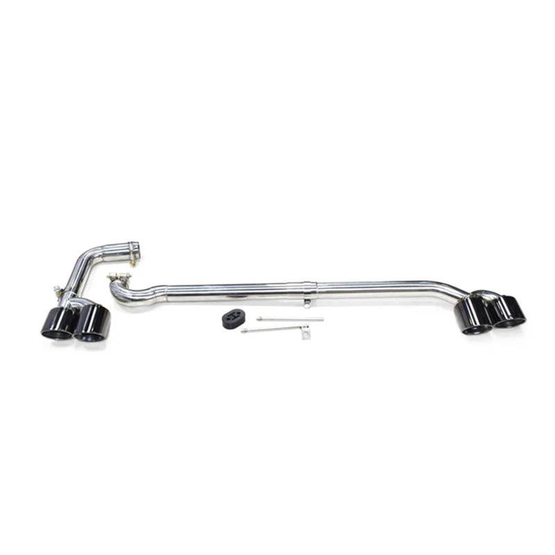 Auspuffblenden Schalldämpfer-Endrohr-Auspuffanlage Für X3 X4 F25 F26 2012–2017 Upgrade-Endrohrspitze Aus Kohlefaser Mit Vier Ausgängen Endrohrblende(B Black) von ZSKSJHSJ