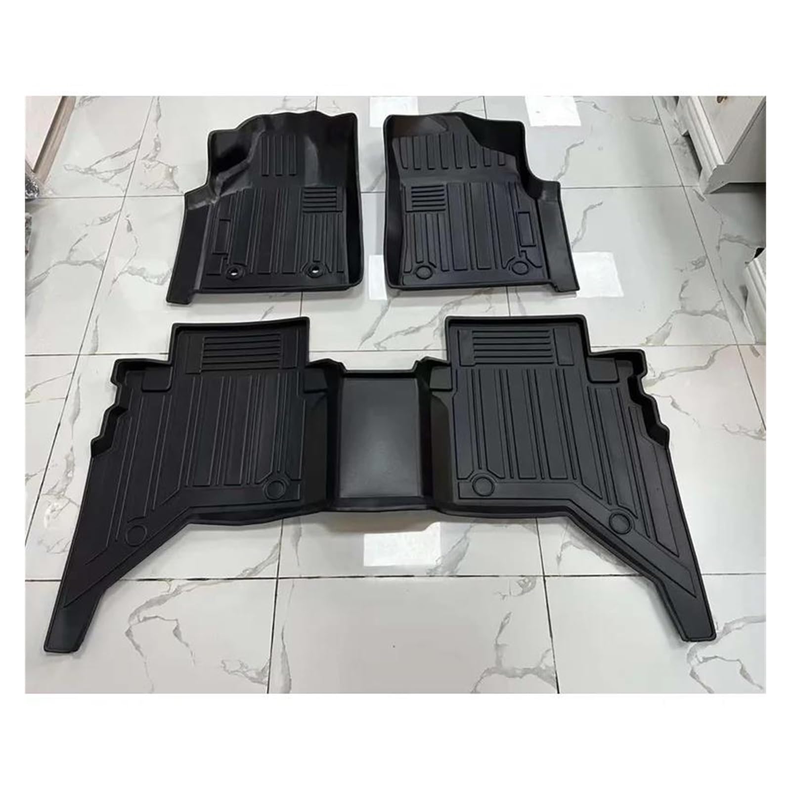 Autoteppich 3D TPE LHD RHD Auto-Fußmatte Für Toyota Für Hilux 2005-2014 Teppicheinlage Bodenmatte rutschfest Wasserdicht Autozubehör Automatten(LHD) von ZSKSJHSJ