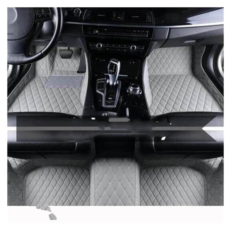 ZSKSJHSJ Autoteppich Auto-Fußmatten Für VW Für Touareg 7L 2002~2009 5 Saet wasserdichte Schutzpolster Auto Matt Tapetes Autozubehör Automatten(Grau) von ZSKSJHSJ