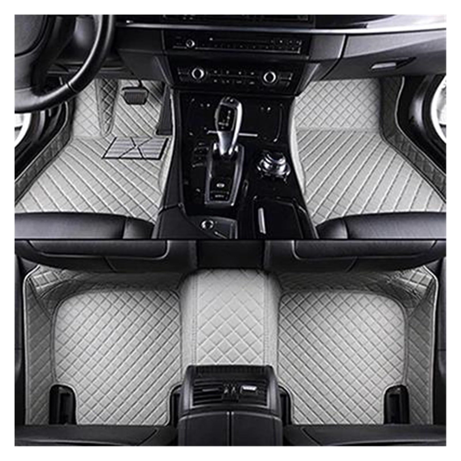 Autoteppich Benutzerdefinierte 3D-Volldeckung Auto-Fußmatten Für Volvo Für XC40 2020 2021 2022 2023 Innenausstattung Teppich Automatten(Grey) von ZSKSJHSJ