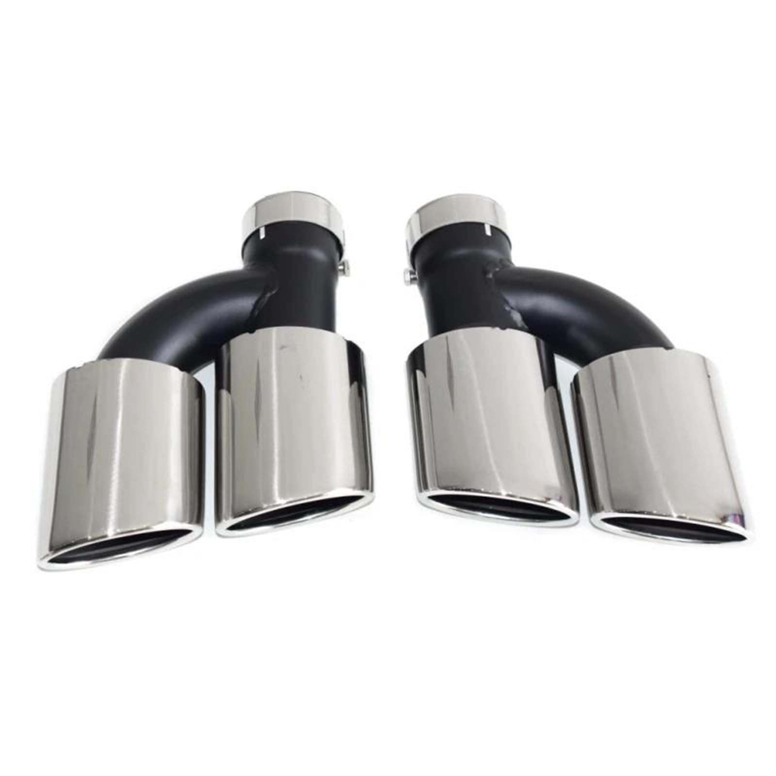 ZSKSJHSJ Auspuffblenden Für A4 A5 A6 A7 Für S4 S5 S6 S7 Rohrmodifikation Quad-Endrohr Schwarz Schalldämpferspitze Auspuffkopf Endrohrblende(Silber) von ZSKSJHSJ