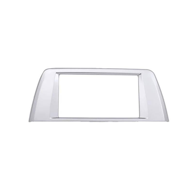 Auto-Innendekoration ABS Für X1 F48 2016-2019 Auto Center Console GPS Navigation Bildschirm Dekoration Rahmen Abdeckung Trim Auto Trim Aufkleber(Silber) von ZSQGHGH