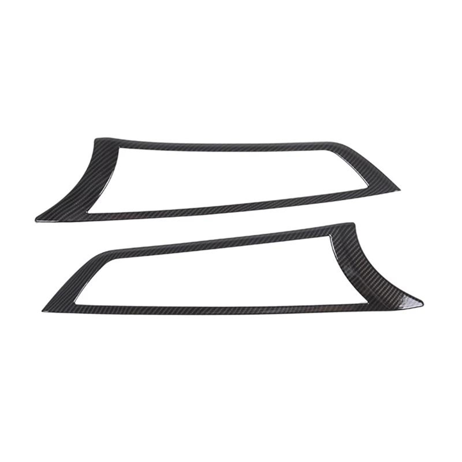 Auto-Innendekoration ABS Mattschwarz Auto Innentürgriff Rahmenabdeckung Verkleidung Für Jaguar Für F-TYPE 2013-2024 Autoinnenausstattung Auto Trim Aufkleber(Carbon Pattern) von ZSQGHGH