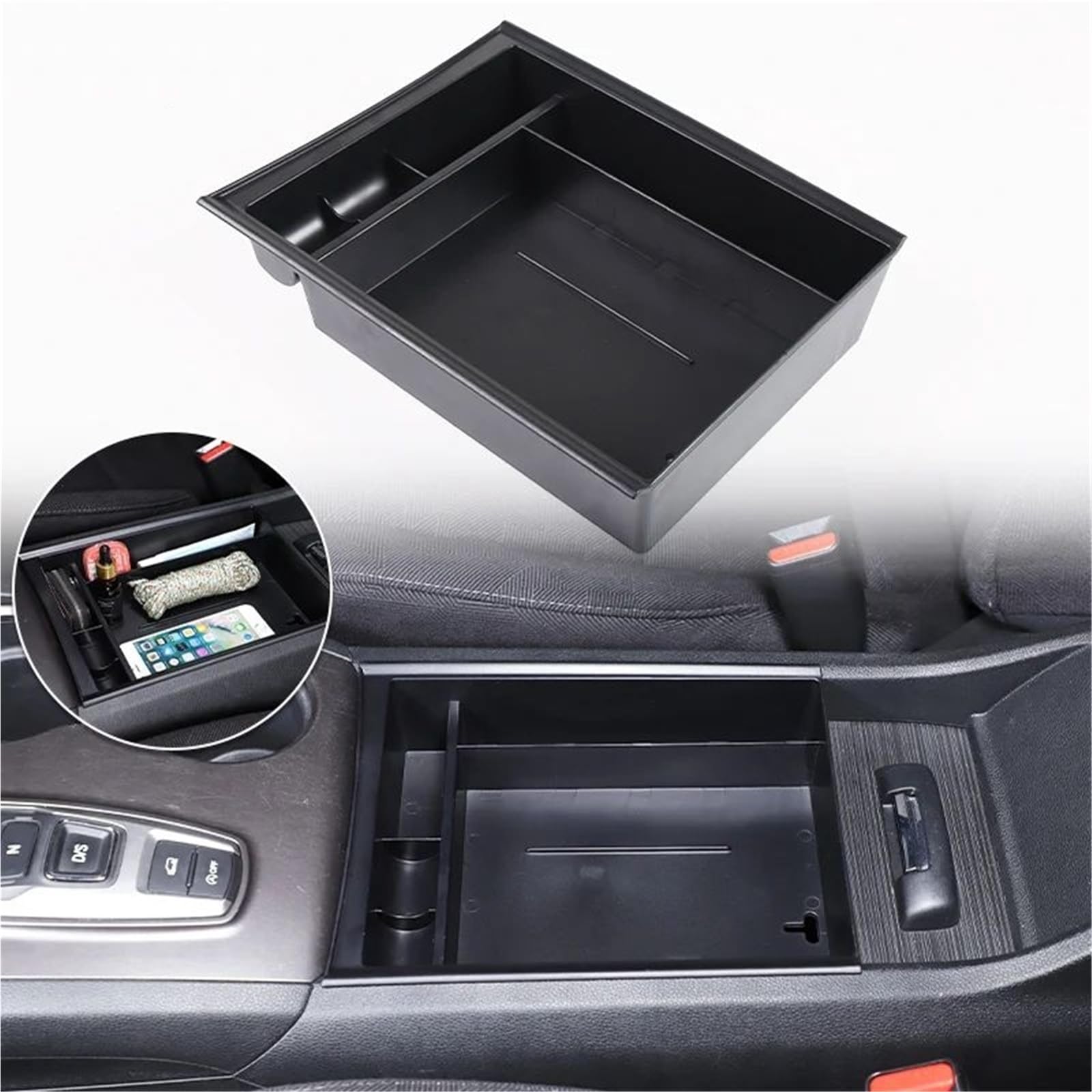 Auto-Innendekoration Auto Armlehne Storage Box Tray Center Console Organizer Halter Für Pilot 2015-2022 Zubehör Auto Trim Aufkleber(Style 1) von ZSQGHGH