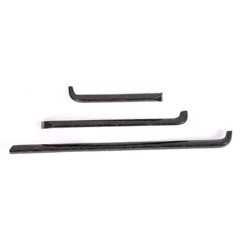 Auto-Innendekoration Auto Center Console Dashboard Trim Streifen 3 Stücke Für Chevy Für Corvette C8 Z51 Für Stingray Coupe 2020-2022 Auto Trim Aufkleber(Forging Grain) von ZSQGHGH