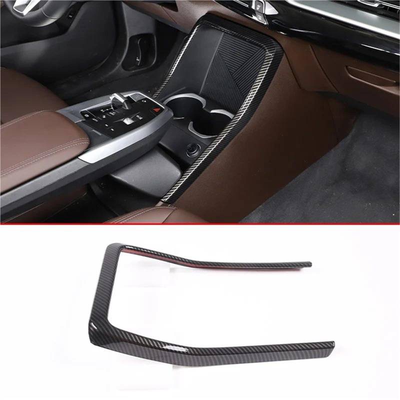 Auto-Innendekoration Auto Center Controls Lenkrad Shift Panel Abdeckung Für X1 U10 U11 2023-2024 Innen Zubehör LHD Auto Trim Aufkleber(Carbon Texture 10) von ZSQGHGH