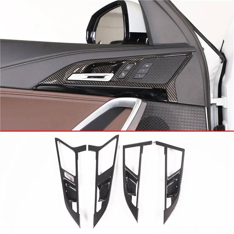 Auto-Innendekoration Auto Center Controls Lenkrad Shift Panel Abdeckung Für X1 U10 U11 2023-2024 Innen Zubehör LHD Auto Trim Aufkleber(Carbon Texture 15) von ZSQGHGH