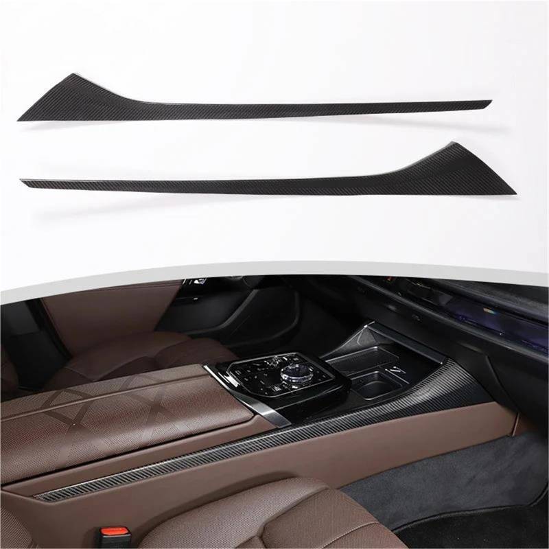 Auto-Innendekoration Carbon Fiber Für 7 Serie Für G70 2023 + Auto Control Tür Dashboard Getriebe Panel Abdeckung Aufkleber Auto Trim Aufkleber(Style 4) von ZSQGHGH