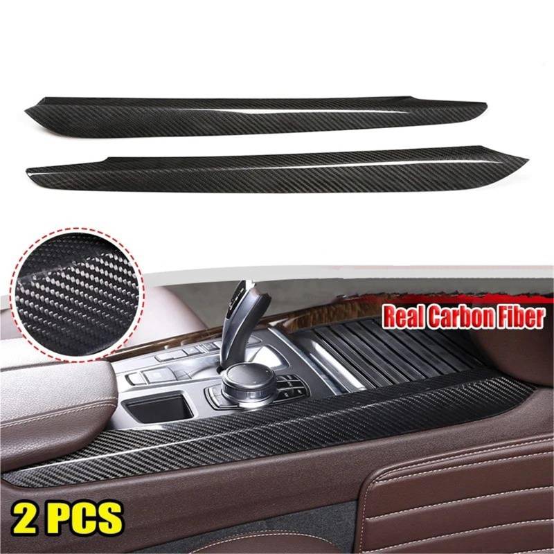 Auto-Innendekoration Carbon Fiber Für X5 F15 2014-2018 Auto Center Konsole Getriebe Shift Beide Seiten Abdeckung Trim Aufkleber Auto Trim Aufkleber(Style 2) von ZSQGHGH