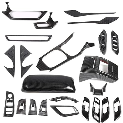 Auto-Innendekoration Für 1 2 Serie Für F40 F44 2023-2024 ABS Innen Kit Dashboard Center Console Getriebe Shift Panel Auto Trim Aufkleber(Style 9) von ZSQGHGH