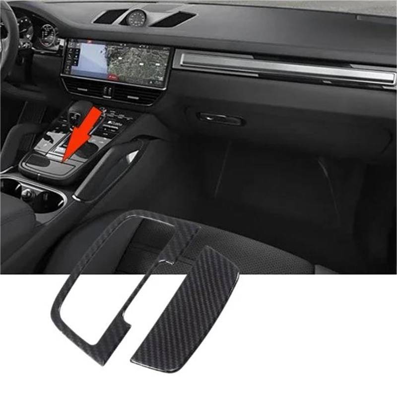 Auto-Innendekoration Für Cayenne 2018-2022 ABS Auto Getriebe Wasser Tasse Rahmen Luftauslass Innere Armlehne Trim Abdeckung Auto Innen Auto Trim Aufkleber(Style 3) von ZSQGHGH