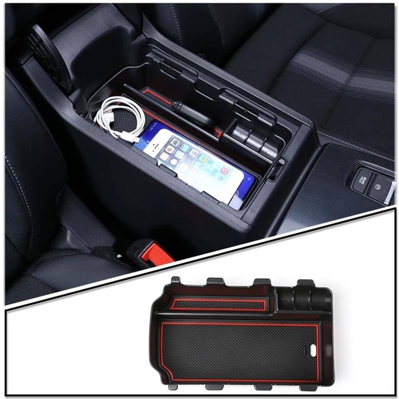 Auto-Innendekoration Für Civic 11. 2022 ABS Center Console Organizer Fach Armlehne Aufbewahrungsbox Autoinnenausstattung Auto Trim Aufkleber(Style 1) von ZSQGHGH