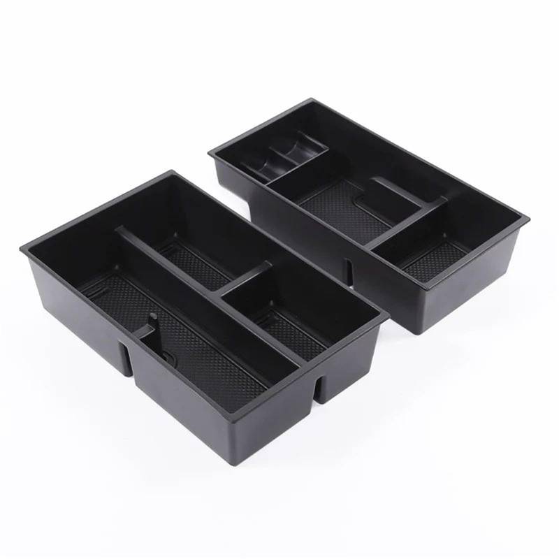 Auto-Innendekoration Für Toyota Für Grand Highlander 2024 Center Console Organizer Armlehne Storage Box Tray Mit Anti-Rutsch-Matte Auto Trim Aufkleber von ZSQGHGH