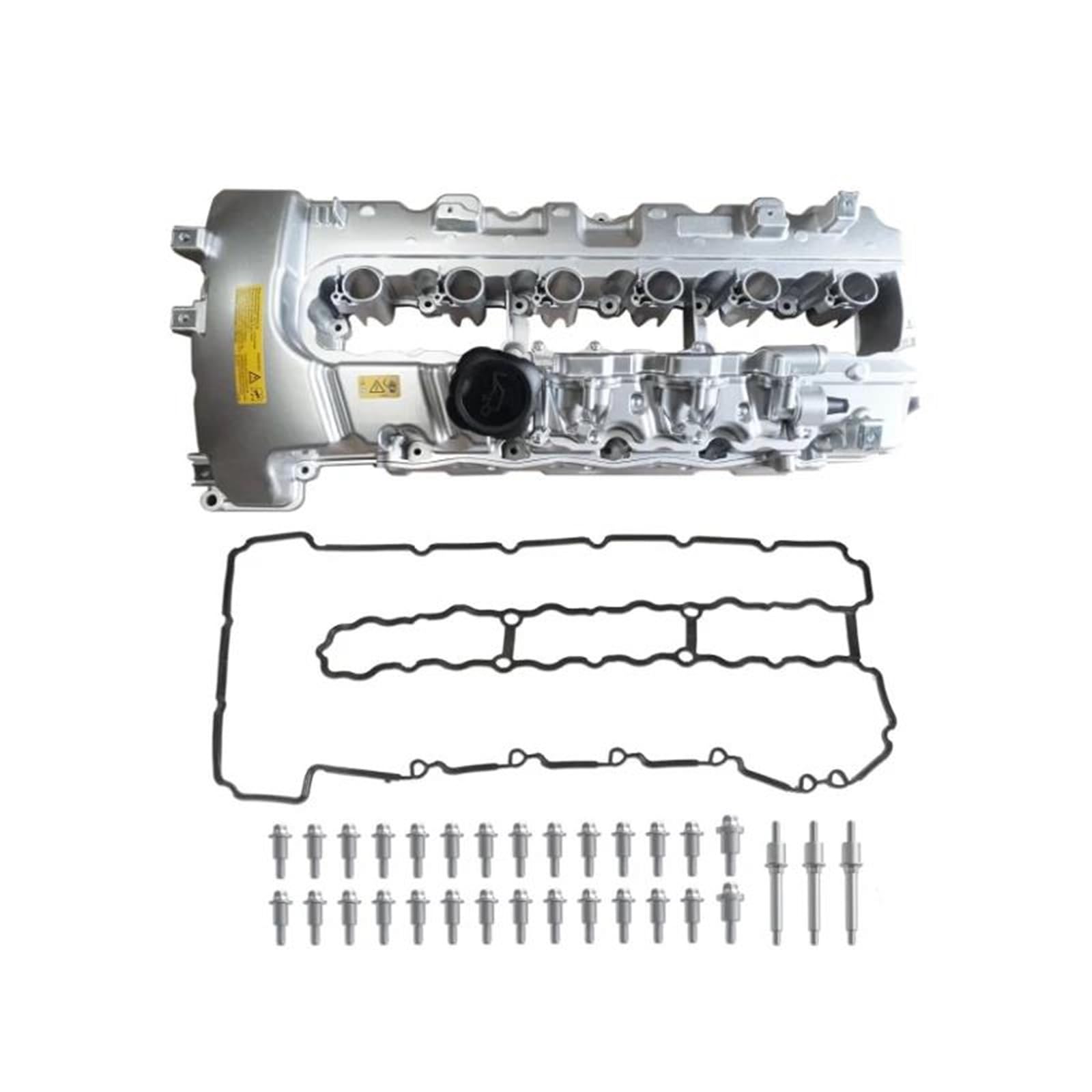 Ventildeckeldichtung 11127565284 Aluminium-Ventildeckel-Kit Für E82 E88 E90 E92 E93 E91 E60 E61 F01 F02 135i 335i 535i 740i X6 Z4 Motor N54 B30 Ventildeckel Dichtung(Aluminum) von ZSQWRFRG