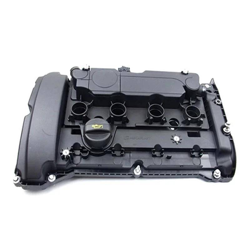 Ventildeckeldichtung 9805712480 9812071480 Benzin Motor Zylinder Ventil Abdeckung Mit Dichtung Für Peugeot 308 3008 208 Für Citroen C4 DS3 DS5 6V THP Ventildeckel Dichtung(Double value) von ZSQWRFRG