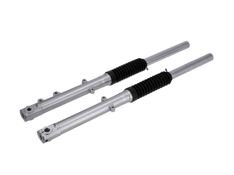 Set: ZT-Tuning Telegabel Silber, für Scheibenbremse, mit Teilegutachten - für Simson S50, S51, S70, S53, S83 von ZT-Tuning