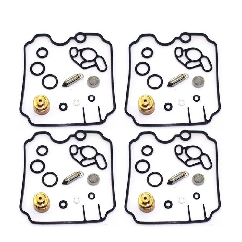 Vergaser-Kit for TDM850 TDM 850 1998-2001 Motorrad-Vergaser Reparaturset Floating Nadel Dichtung Teile Nadel-Sitz-Carburetor-Wiederaufbau Kit Carberatur (Color : A) von ZTBH