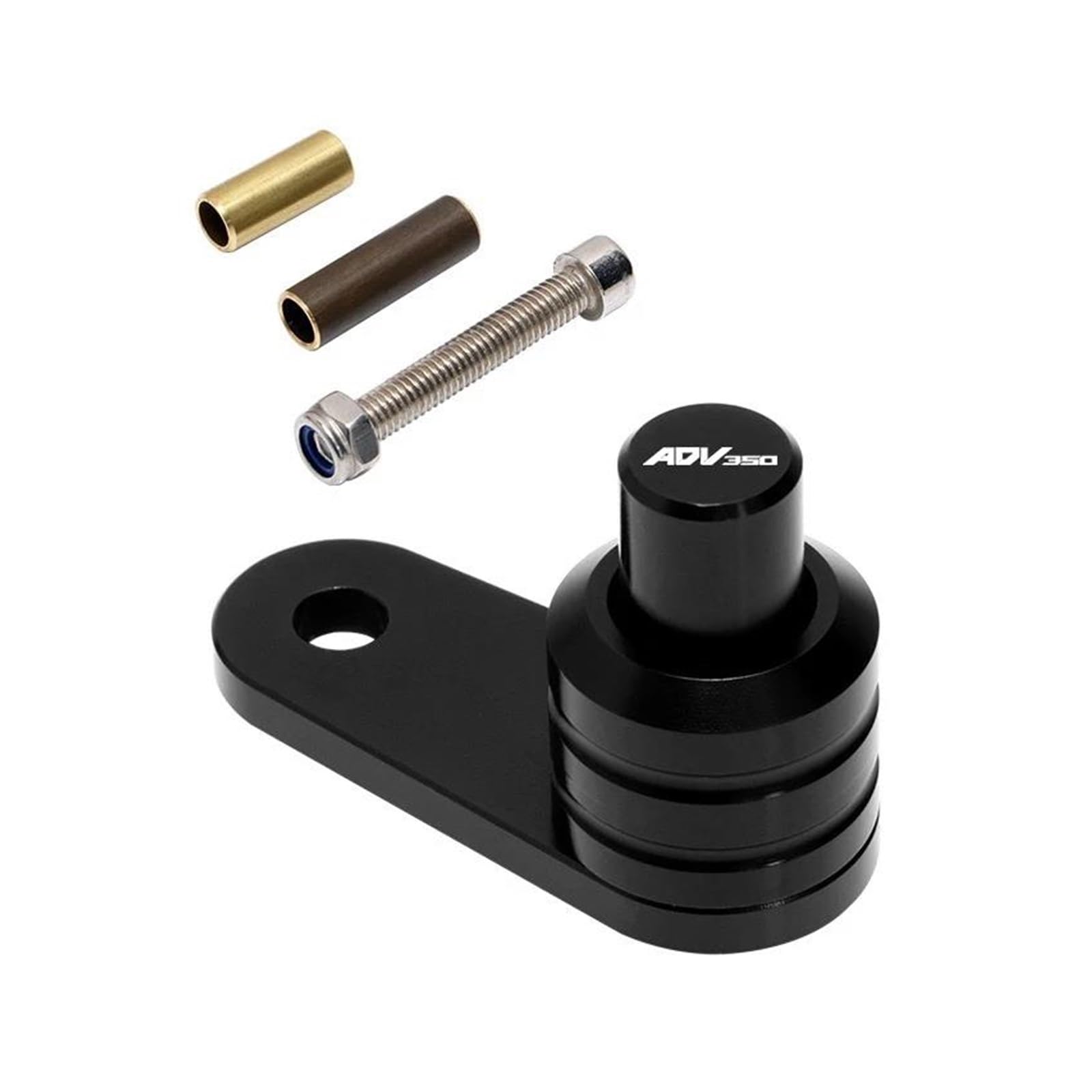 Bremshebel Parksperre Motorrad Parkplatz Bremse Schalter Taste Lock Hebel Zubehör Für H&ONDA ADV350 ADV 350 2021 2022 2023 2025(Black) von ZTQLIJQF