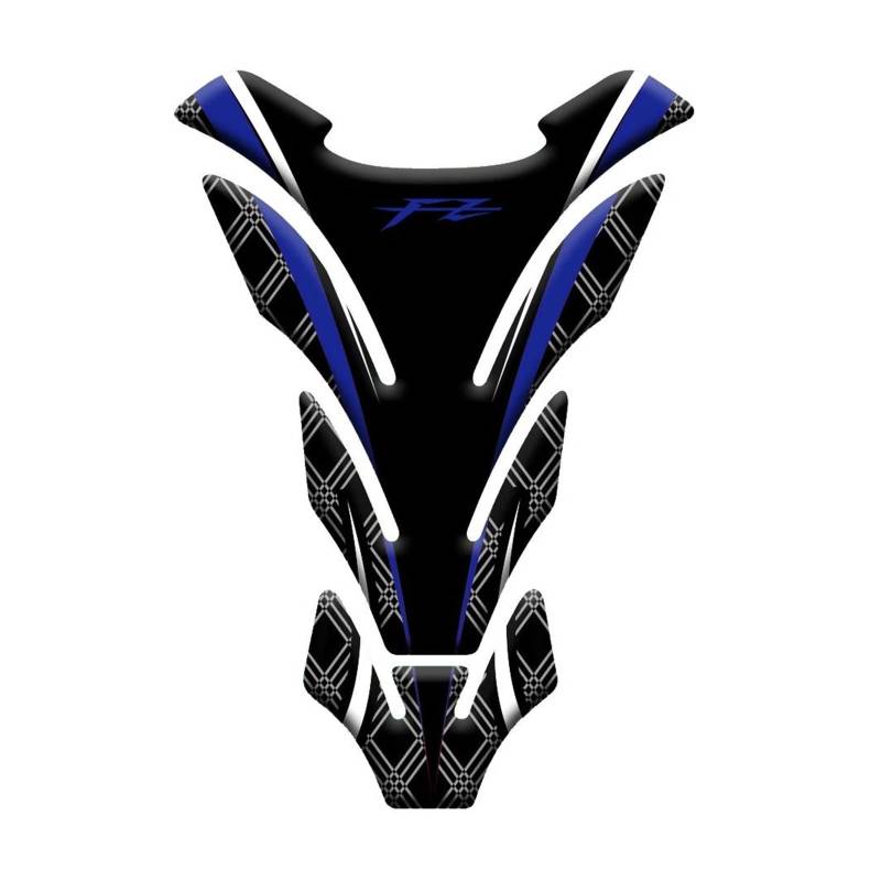 Kraftstofftank-Pad Für YAM&AHA FZ8 FZ1 FZ6R FZ6 FZ16 FZ1000 Fazer Motorrad Tank Pad Protector Aufkleber Aufkleber(Blue4) von ZTQLIJQF