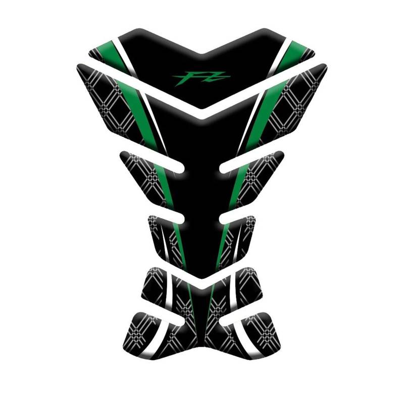 Kraftstofftank-Pad Für YAM&AHA FZ8 FZ1 FZ6R FZ6 FZ16 FZ1000 Fazer Motorrad Tank Pad Protector Aufkleber Aufkleber(Green2) von ZTQLIJQF