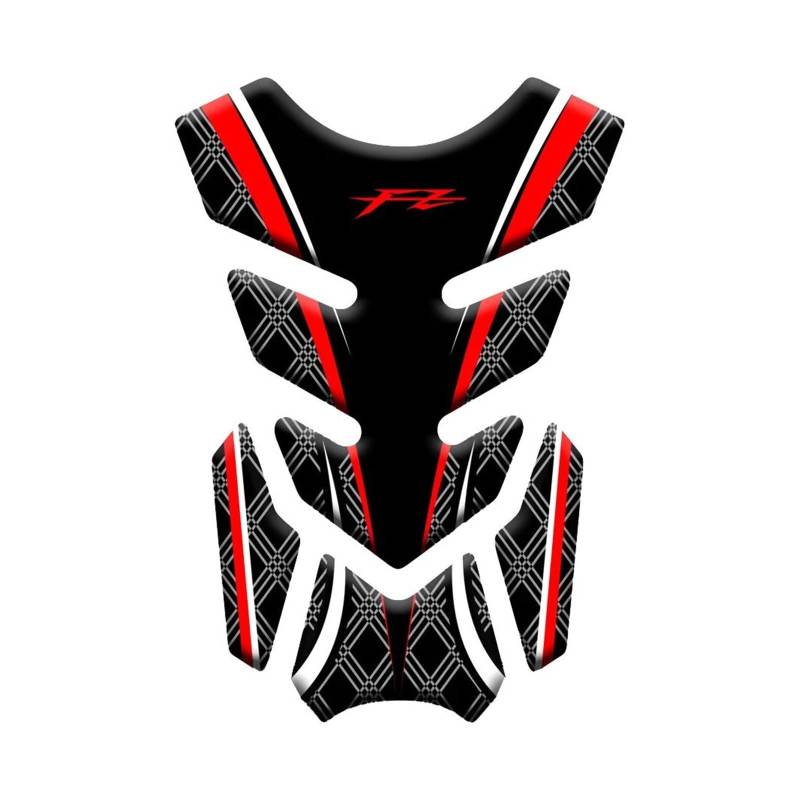 Kraftstofftank-Pad Für YAM&AHA FZ8 FZ1 FZ6R FZ6 FZ16 FZ1000 Fazer Motorrad Tank Pad Protector Aufkleber Aufkleber(Red) von ZTQLIJQF