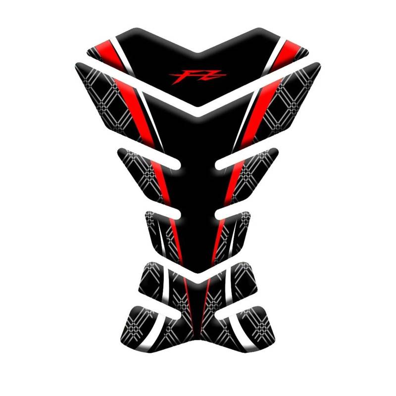 Kraftstofftank-Pad Für YAM&AHA FZ8 FZ1 FZ6R FZ6 FZ16 FZ1000 Fazer Motorrad Tank Pad Protector Aufkleber Aufkleber(Red2) von ZTQLIJQF