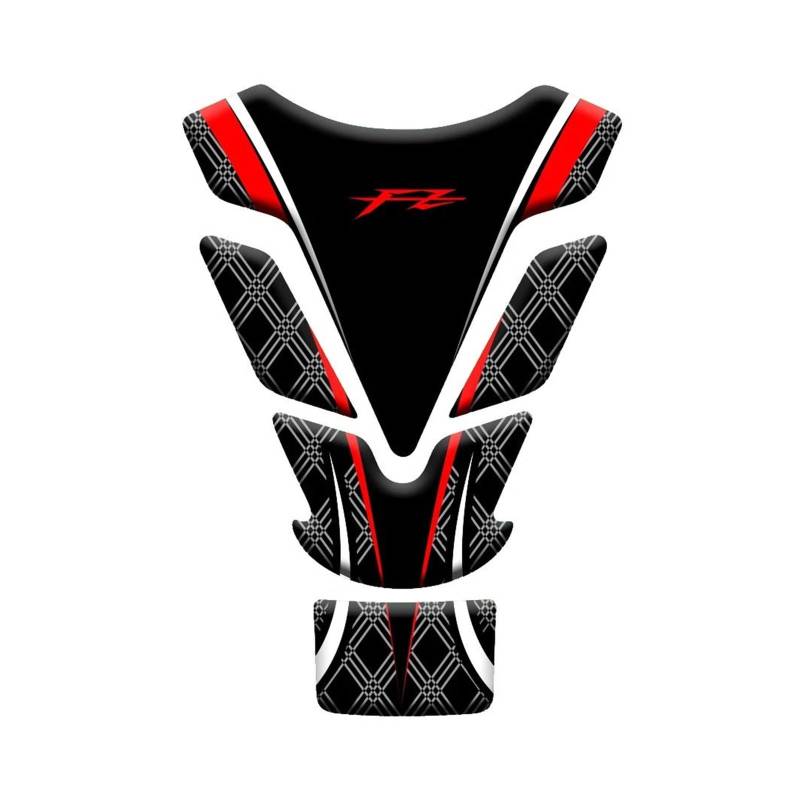 Kraftstofftank-Pad Für YAM&AHA FZ8 FZ1 FZ6R FZ6 FZ16 FZ1000 Fazer Motorrad Tank Pad Protector Aufkleber Aufkleber(Red3) von ZTQLIJQF