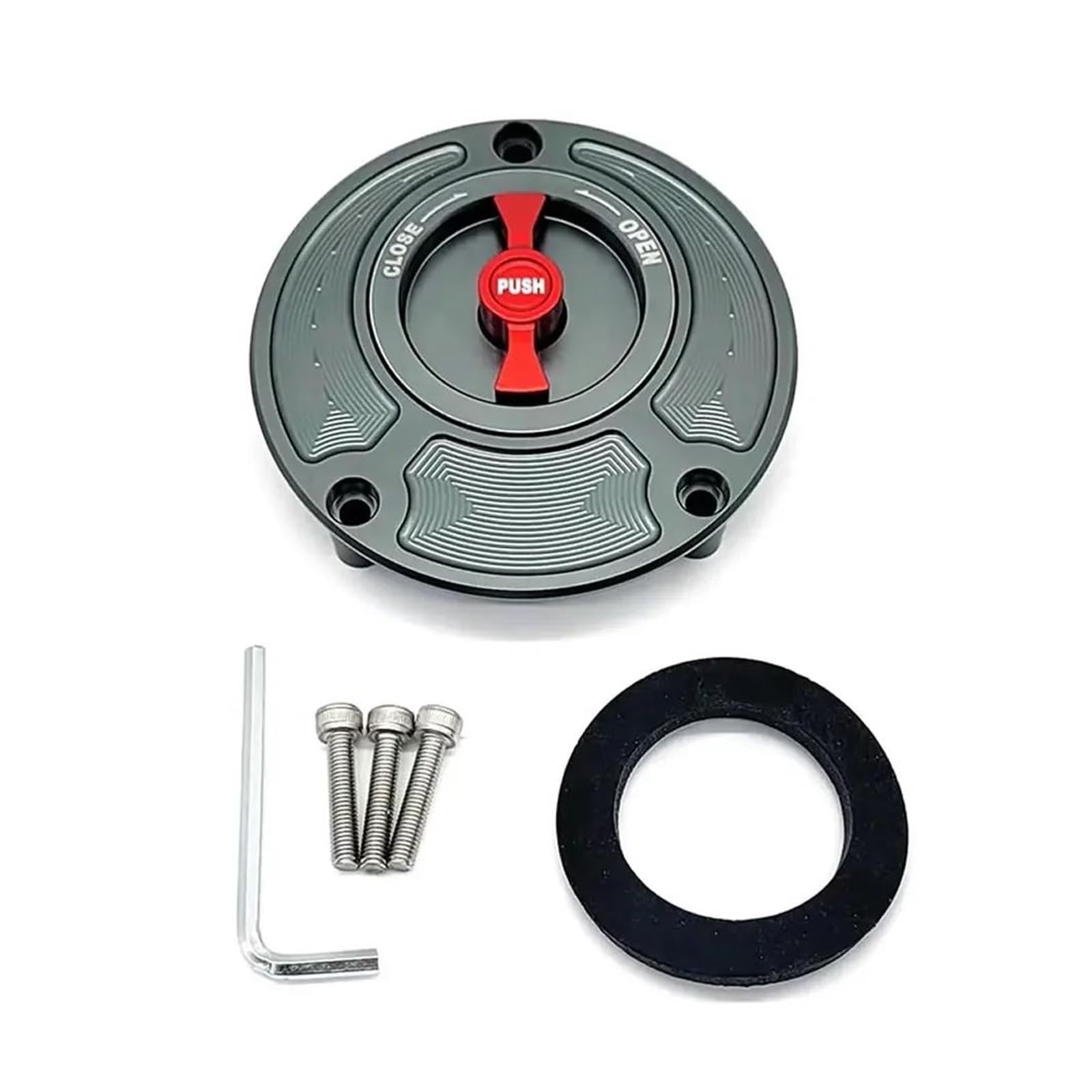Kraftstofftankteile Für YAM&AHA FZ6 FZ1 Fazer Fz6r FZ8 FZ16 FZ1000 V-MAX XT660 TT600E Keyless Kraftstoff Gas Tank Kappe(Gray2) von ZTQLIJQF
