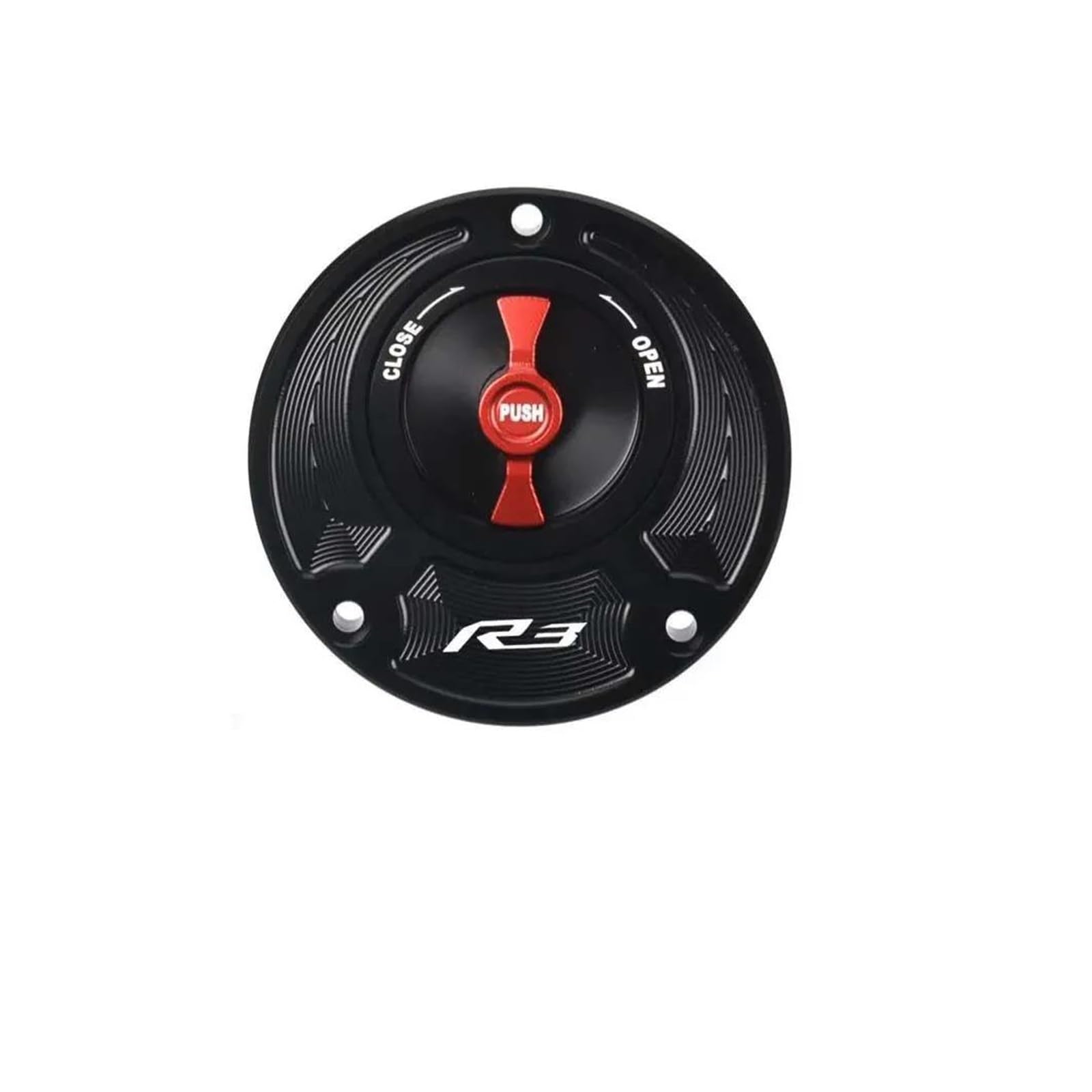 Kraftstofftankteile Für YAM&AHA YZF R1M R1 R3 R15V3 R15M R15 V4 Keyless Motorrad Kraftstoff Gas Tank Cap Abdeckung(Red3) von ZTQLIJQF