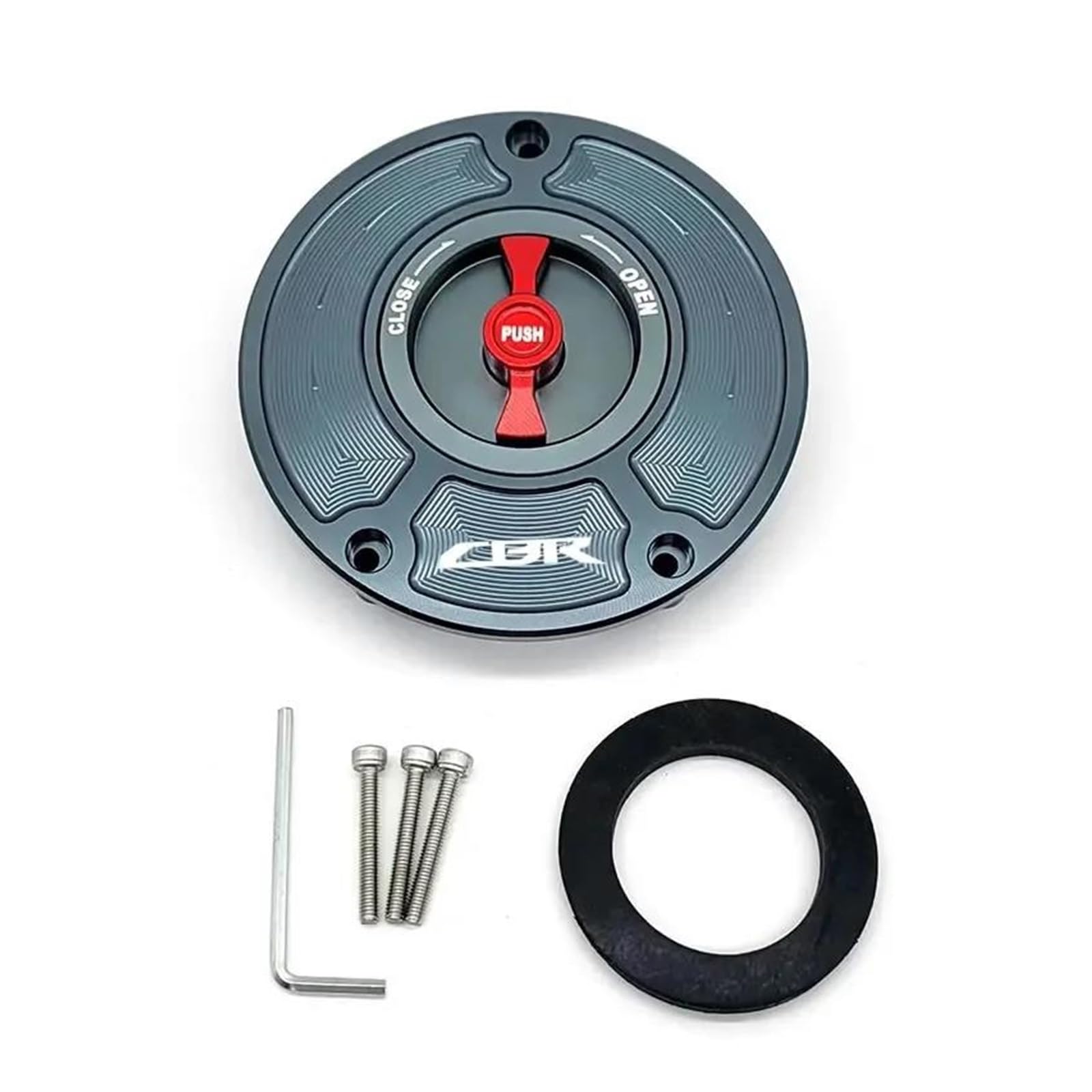 Kraftstofftankteile Kraftstofftankdeckel Für H&ONDA CBR 600 600RR 900 954 1000RR 1100 1100XX 400RR 250RR(Gray2) von ZTQLIJQF
