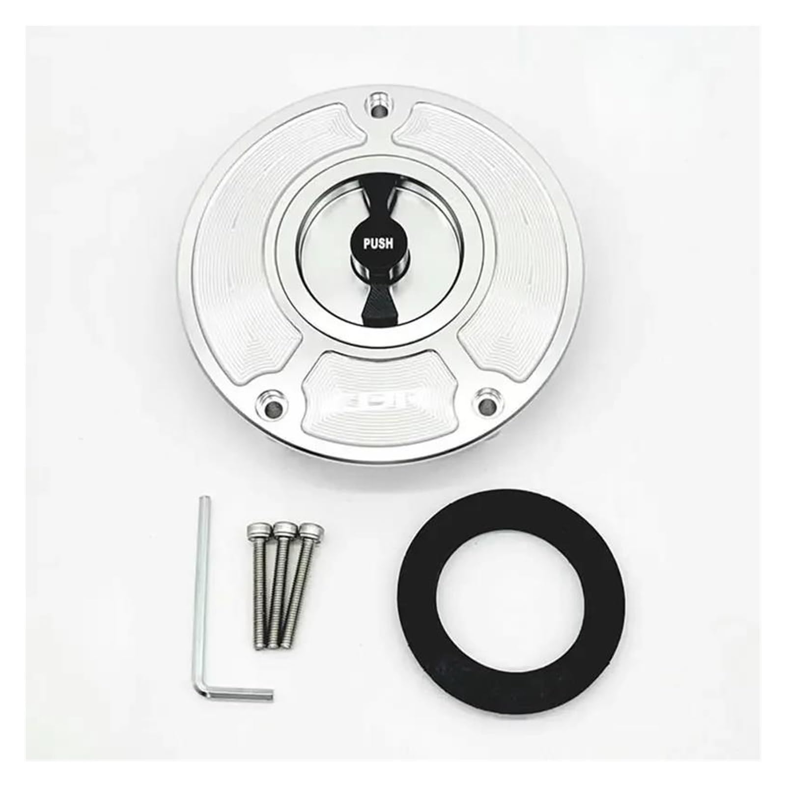 Kraftstofftankteile Kraftstofftankdeckel Für H&ONDA CBR 600 600RR 900 954 1000RR 1100 1100XX 400RR 250RR(Silver) von ZTQLIJQF