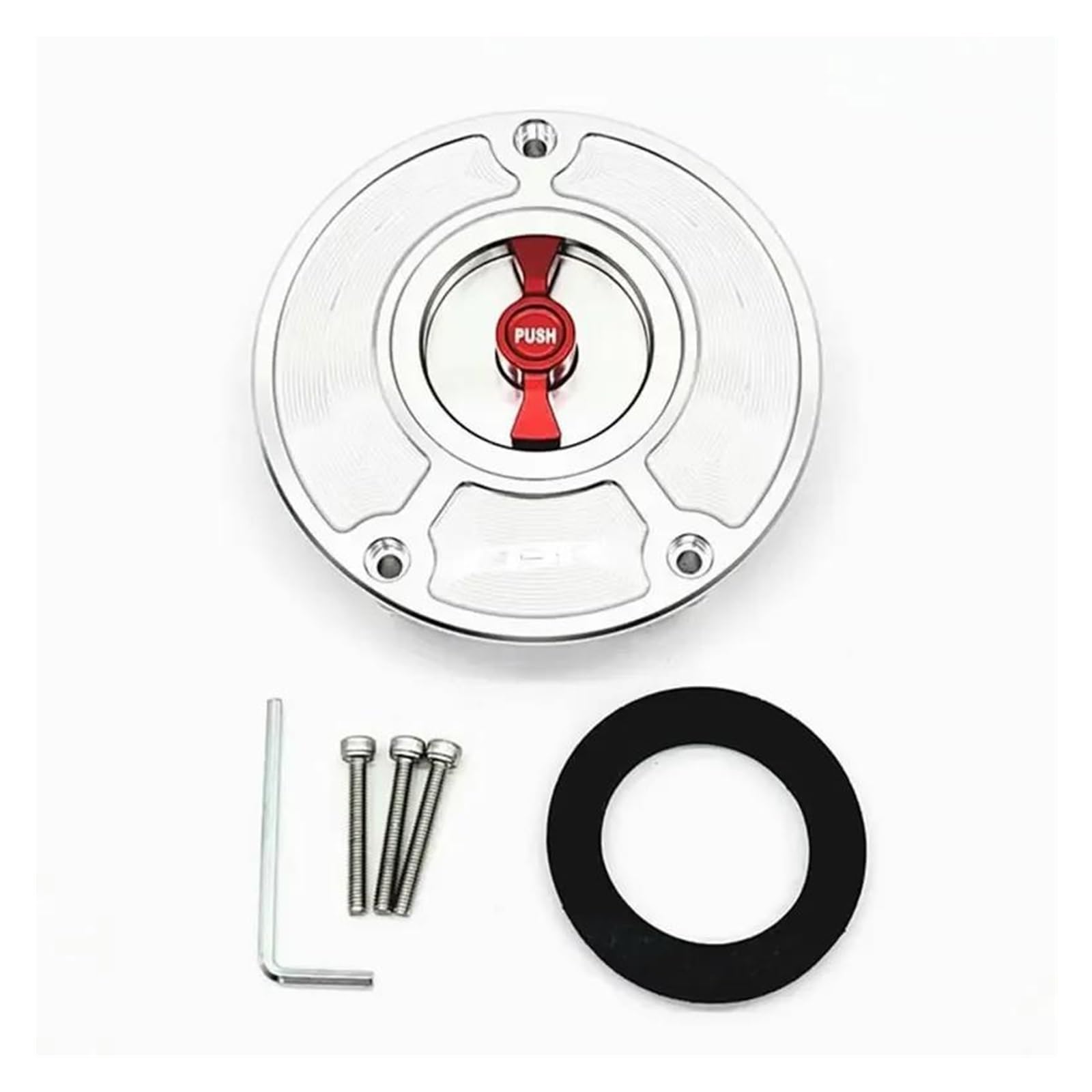Kraftstofftankteile Kraftstofftankdeckel Für H&ONDA CBR 600 600RR 900 954 1000RR 1100 1100XX 400RR 250RR(Silver2) von ZTQLIJQF