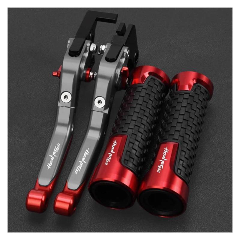 Motorrad Griffe Set Für H&ONDA CB600F CB599 Hornet CB 600F 599 Motorrad Bremse Kupplung Hebel Lenker Griffe Abdeckung(Red4) von ZTQLIJQF