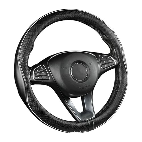Neustes Auto Lenkradbezug, für MG HS Automatic 2019-2022 2023 2024 Mode Anti-Rutsch-Leder Auto Innenraum Anti Rutsch Universal Lenkradabdeckung Lenkradschoner - Schwarz Neustes Auto Lenkradbezug, für MG HS Automatic 2019-2022 2023 2024 Mode Anti-Rutsch-Leder Auto Innenraum Anti Rutsch Universal Lenkradabdeckung Lenkradschoner - Schwarz von ZTYUANHANG