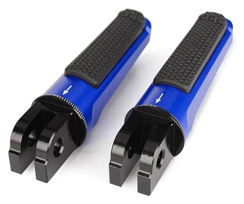 Motorrad Vorne Fußrasten Für YZF R1 R6 Für YZF-R1 Für YZFR1 2002-2021 Für YZF-R6 2003-2020 Motorrad Vorder Fußstütze Fußstützenpedal(Blue) von ZTZHVNVGK