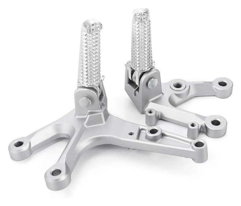Motorrad Vorne Fußrasten Für YZF R25 R3 Für MT25 Für MT03 2014-2023 Motorrad Links Rechts Halterung Vorne Fußstütze Fußpedal Fußstützenpedal(One Set) von ZTZHVNVGK