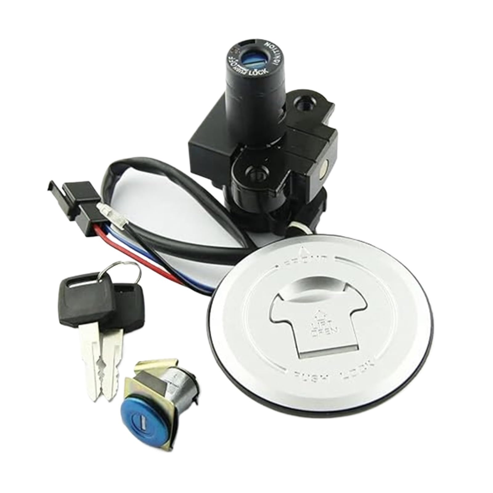 Zündschalter Tankdeckel Für CB250 Für Hornet Für FMX650 2005-2006 Motorrad Tankdeckel Zündschalter Sitzschloss Mit Schlüsselsatz Zündschalter Zündschalter Tankdeckel Für CB250 Für Hornet Für FMX650 2005-2006 Motorrad Tankdeckel Zündschalter Sitzschloss Mit Schlüsselsatz Zündschalter von ZTZHVNVGK