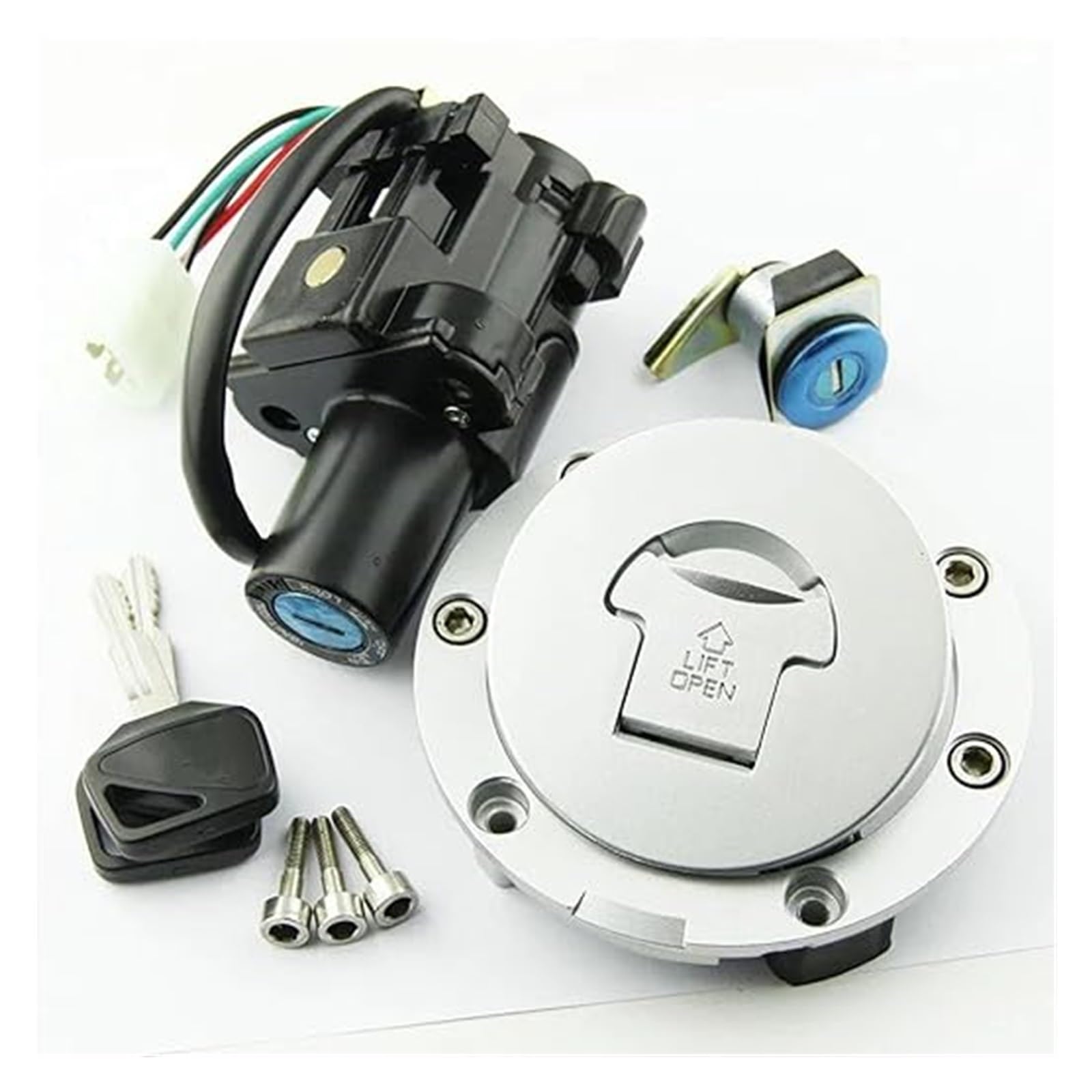 Zündschalter Tankdeckel Für CBF500 Für CBF600 Für CBF600S Für CBF1000 2004-2010 Motorrad Tankdeckel Zündschalter Kit Zündschalter Zündschalter Tankdeckel Für CBF500 Für CBF600 Für CBF600S Für CBF1000 2004-2010 Motorrad Tankdeckel Zündschalter Kit Zündschalter von ZTZHVNVGK