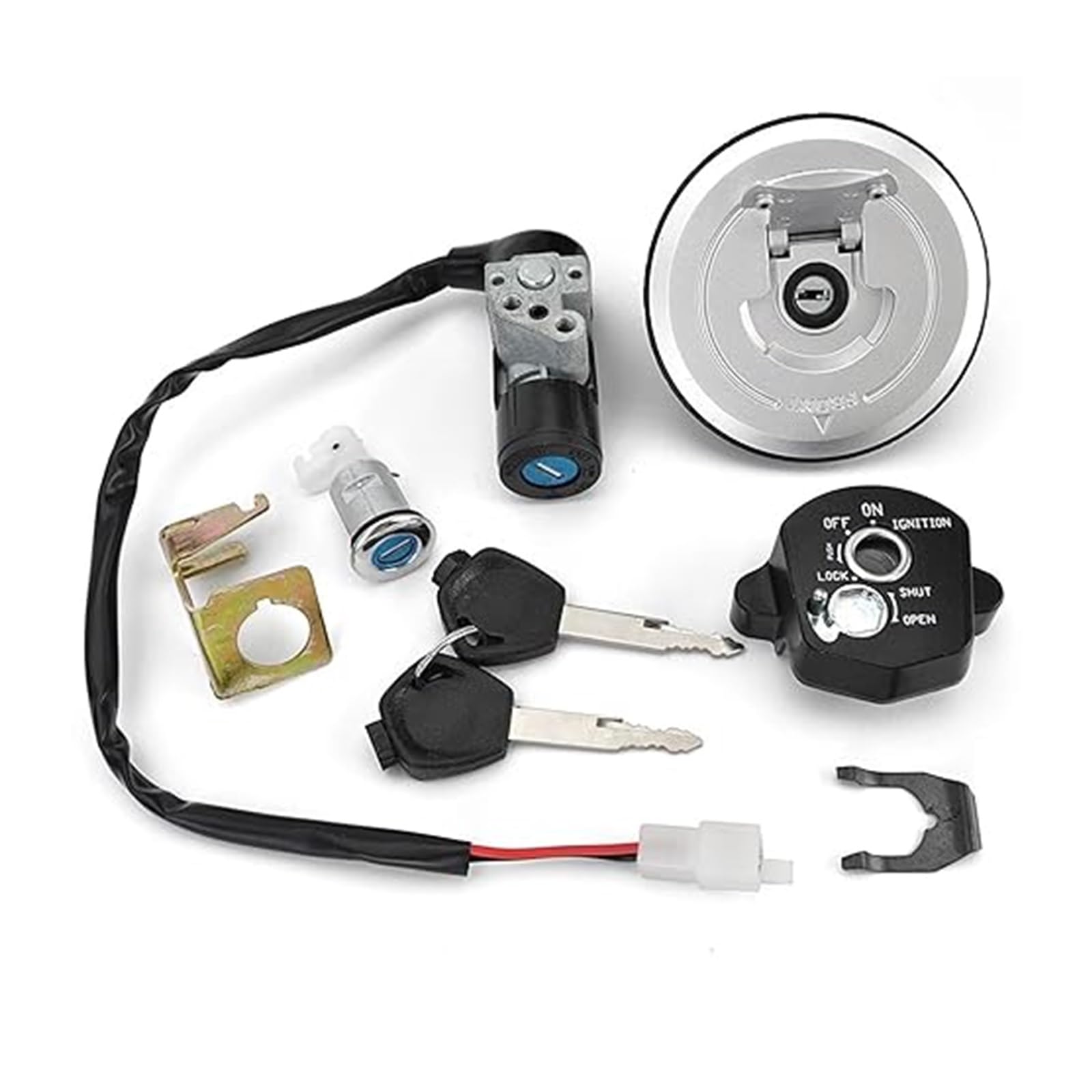 Zündschalter Tankdeckel Für CBR150R Für CBR125R RTRSRF 2011-2018 Kraftstoff Gas Kappe Zündung Schalter Sitz Schloss Mit Schlüssel Kit Zündschalter Zündschalter Tankdeckel Für CBR150R Für CBR125R RTRSRF 2011-2018 Kraftstoff Gas Kappe Zündung Schalter Sitz Schloss Mit Schlüssel Kit Zündschalter von ZTZHVNVGK