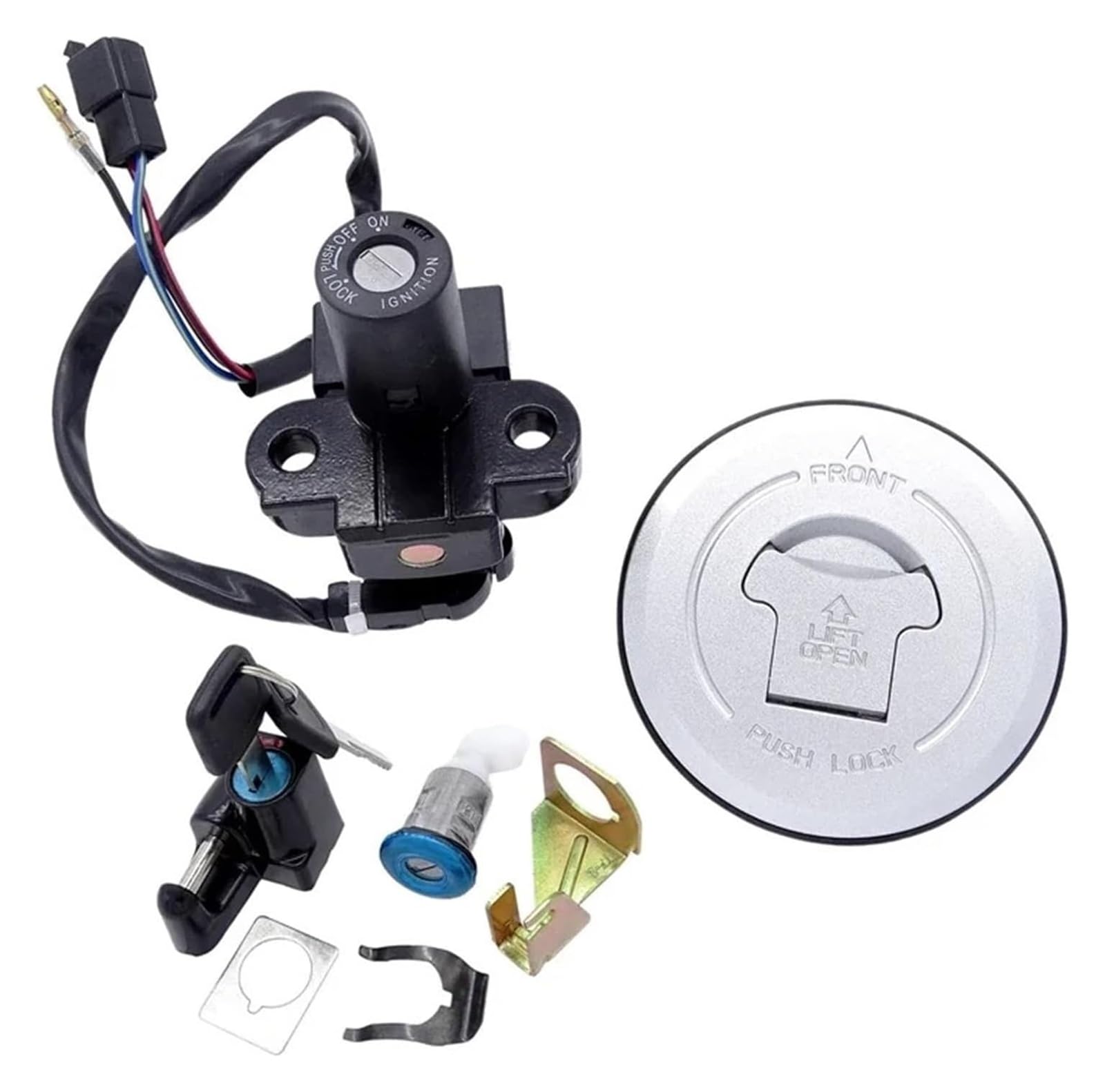 Zündschalter Tankdeckel Für CN250 Für Helix 1986-2007 Motorradschlosssatz Mit Zündschalter Tankdeckel Sitz 1 Satz Zündschalter Zündschalter Tankdeckel Für CN250 Für Helix 1986-2007 Motorradschlosssatz Mit Zündschalter Tankdeckel Sitz 1 Satz Zündschalter von ZTZHVNVGK