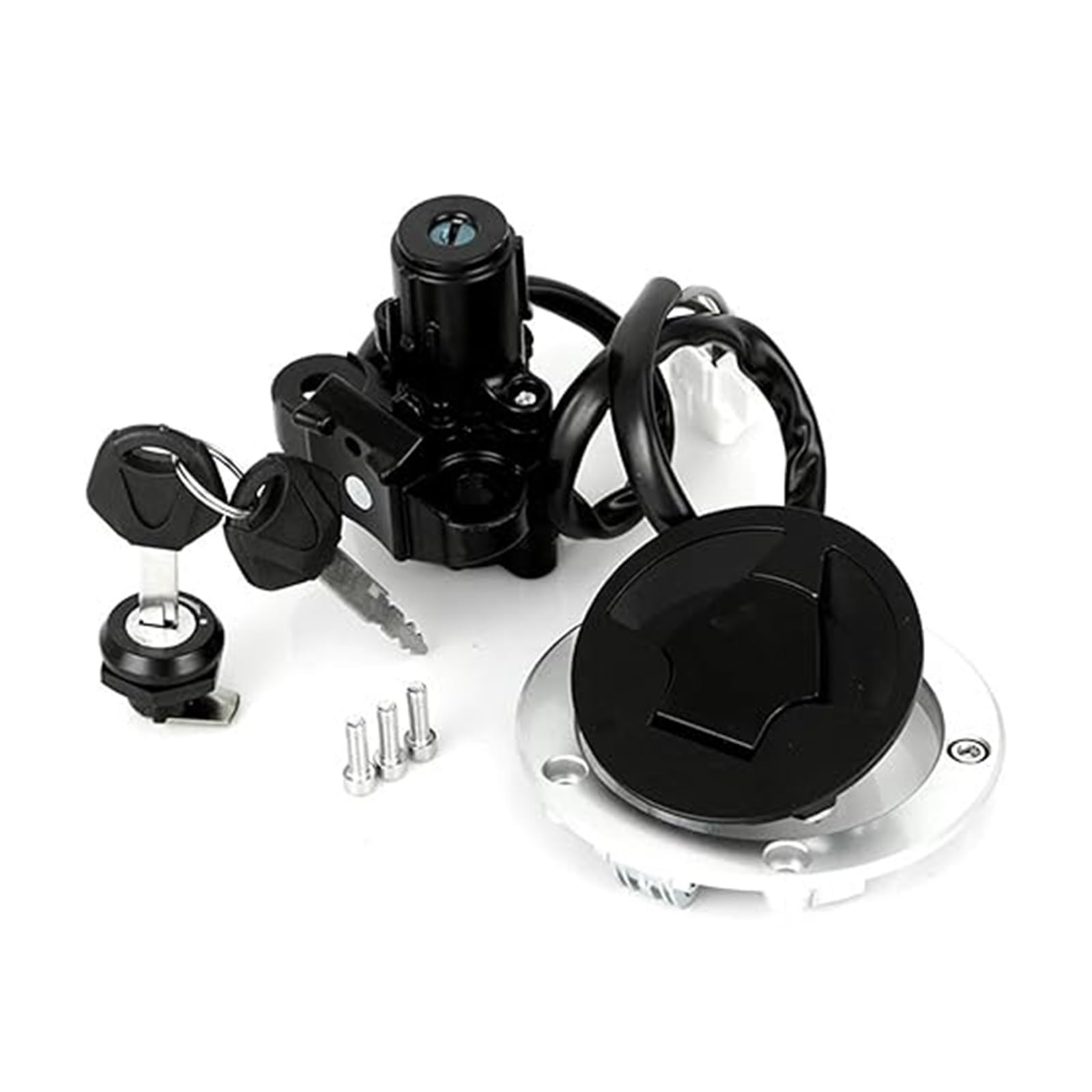 Zündschalter Tankdeckel Für K&awasaki Für EN650 Für Vulcan S650 2014-2022 Motorrad Zündschloss Schloss Kraftstoff Gas Kappe Mit Schlüssel Set Zündschalter Zündschalter Tankdeckel Für K&awasaki Für EN650 Für Vulcan S650 2014-2022 Motorrad Zündschloss Schloss Kraftstoff Gas Kappe Mit Schlüssel Set Zündschalter von ZTZHVNVGK