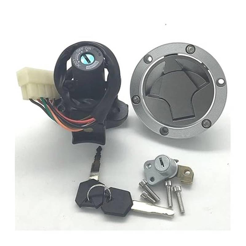 Zündschalter Tankdeckel Für K&awasaki Für EX250 Für EX300 Für ER250 2008-2017 Für Z250SL Motorrad Zündschalter Kraftstoff Gas Kappenschloss Schlüsselsatz Zündschalter von ZTZHVNVGK