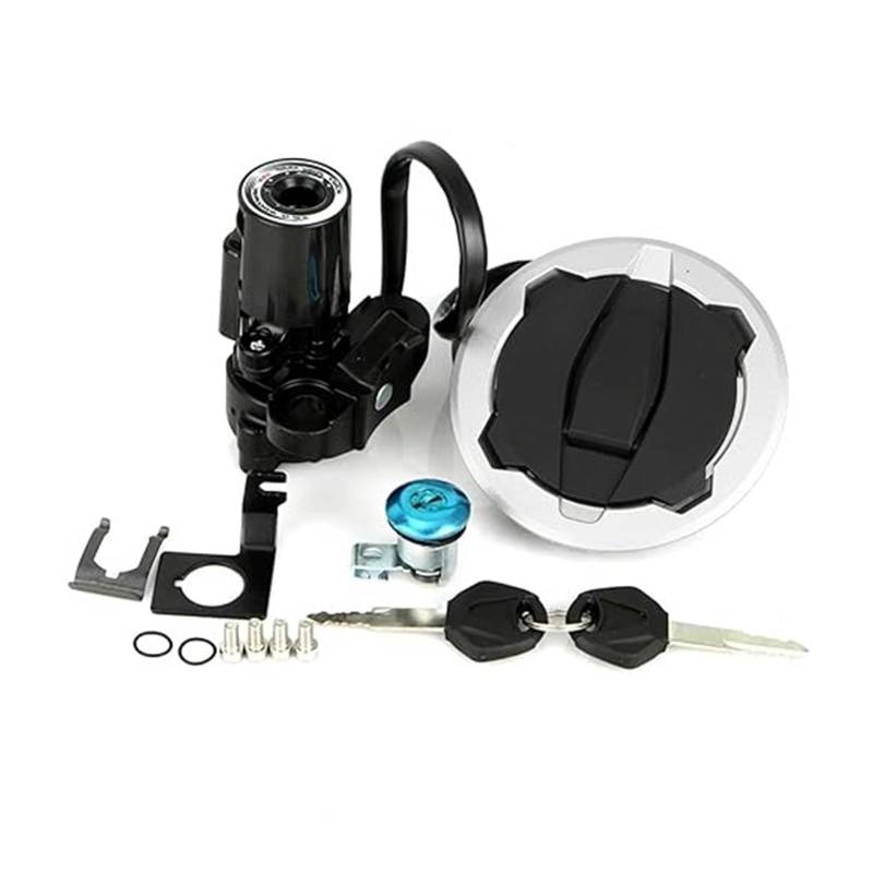 Zündschalter Tankdeckel Für K&awasaki Für EX400 Für Ninja 400 Für ER400 Für Z400 2018-2023 Motorrad Zündschalter Kraftstofftankdeckel Sitzschloss Motor 1 Satz Zündschalter von ZTZHVNVGK