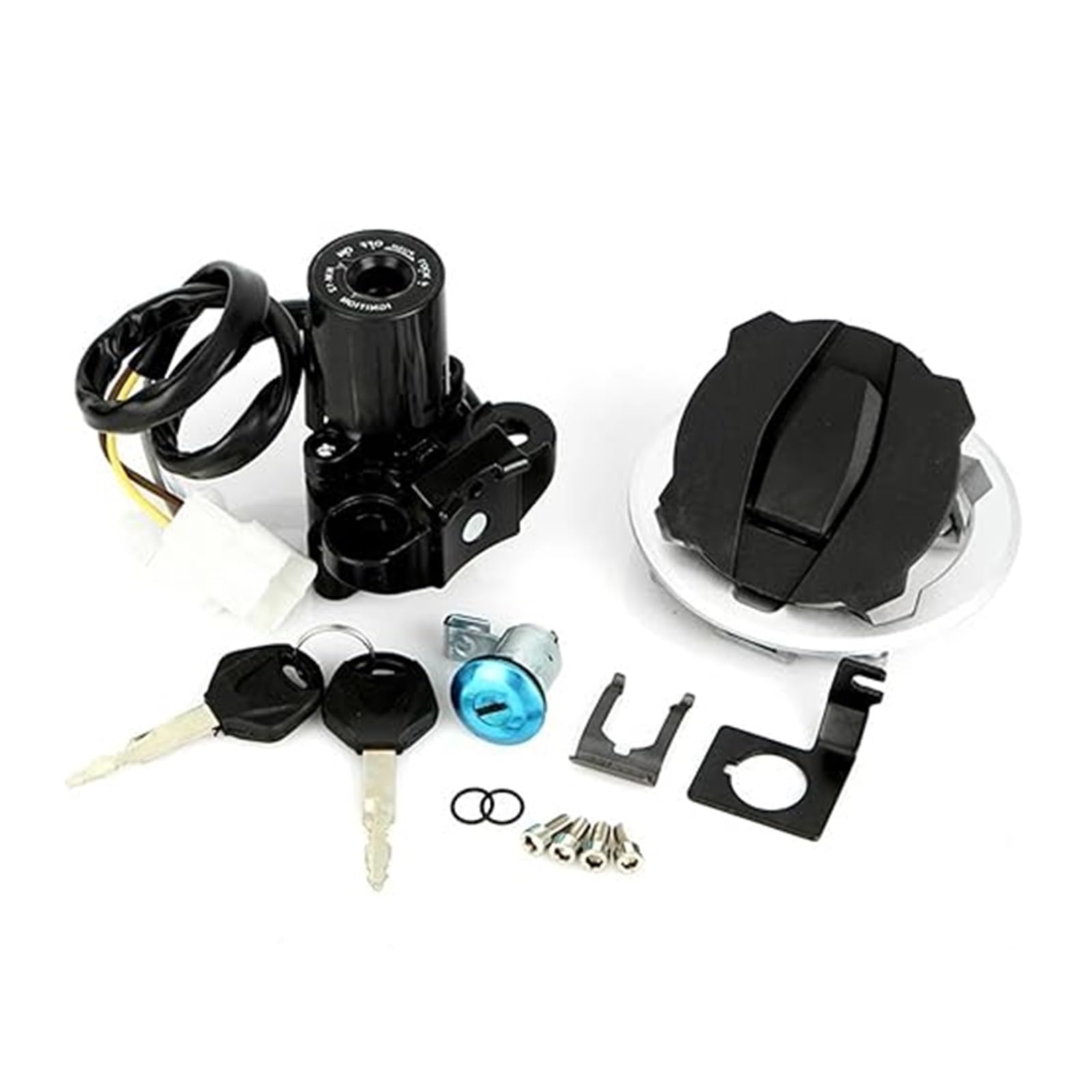 Zündschalter Tankdeckel Für K&awasaki Für Ninja 650 Z650 EX650 2017-2023 Motorrad Zündschloss Tankdeckel Sitzschloss Schlüsselsatz Zündschalter Zündschalter Tankdeckel Für K&awasaki Für Ninja 650 Z650 EX650 2017-2023 Motorrad Zündschloss Tankdeckel Sitzschloss Schlüsselsatz Zündschalter von ZTZHVNVGK